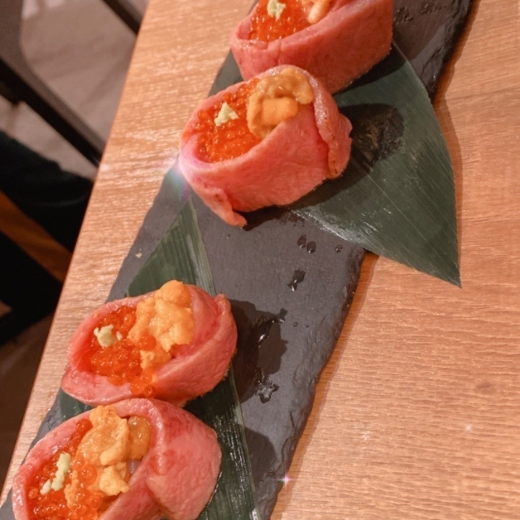 ユーザーが投稿したウニ肉の写真 - 実際訪問したユーザーが直接撮影して投稿した小松原町焼肉焼肉 タンとハラミ。梅田店の写真