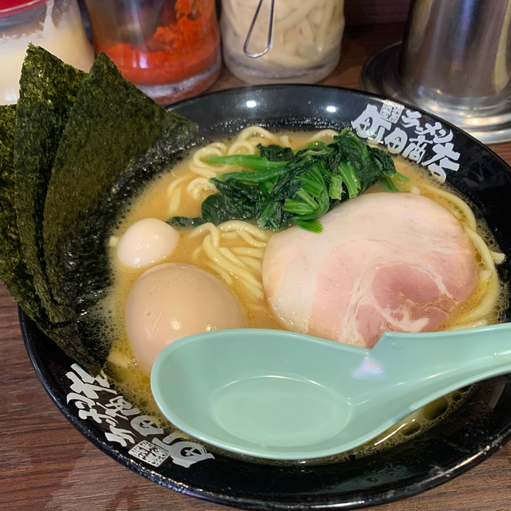 ユーザーが投稿した味玉ラーメンの写真 - 実際訪問したユーザーが直接撮影して投稿した原町田ラーメン専門店町田商店 33の写真