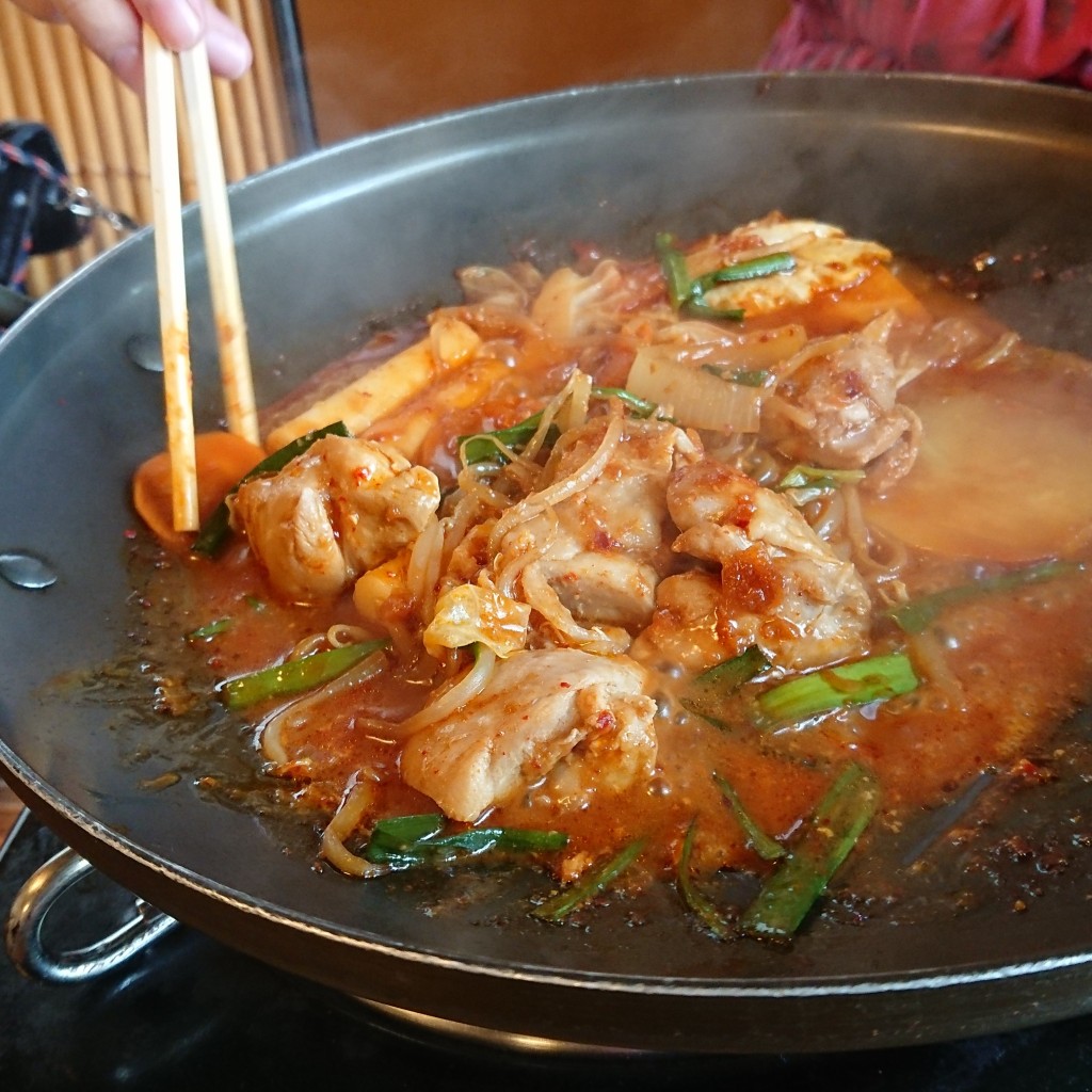 ユーザーが投稿したダッカルビセットの写真 - 実際訪問したユーザーが直接撮影して投稿した真弓南韓国鍋かしき屋福茂千 本店の写真