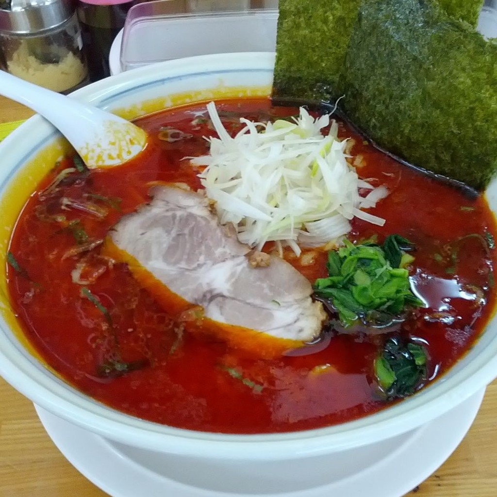 ユーザーが投稿したみそラーメン(大辛)の写真 - 実際訪問したユーザーが直接撮影して投稿した古城ラーメン / つけ麺鬼がらし 仙台店の写真