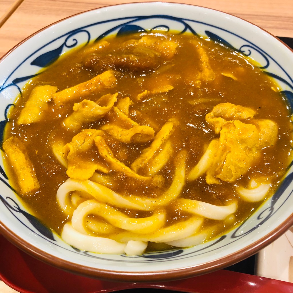 ユーザーが投稿したカレーうどんの写真 - 実際訪問したユーザーが直接撮影して投稿した新合川うどん丸亀製麺 ゆめタウン久留米店の写真