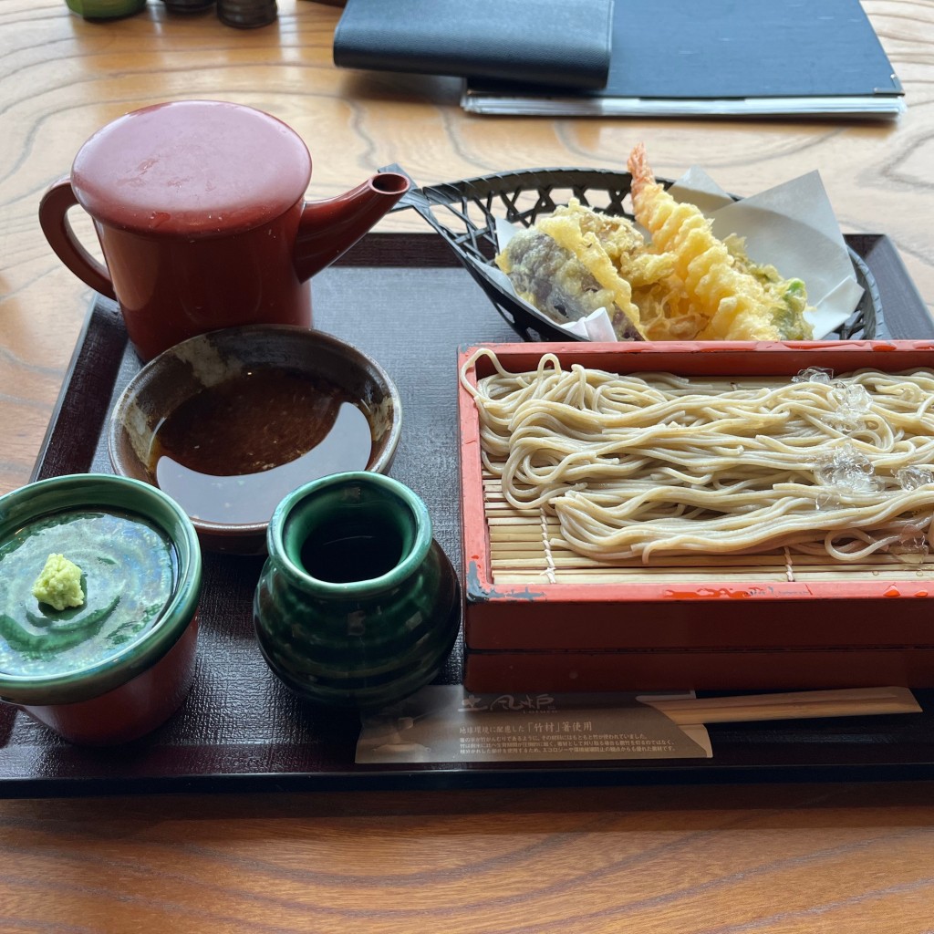 ユーザーが投稿した天ぷらそばの写真 - 実際訪問したユーザーが直接撮影して投稿した中瀬居酒屋土風炉 海浜幕張店の写真