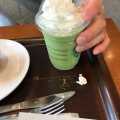 抹茶クリームフラペチーノ - 実際訪問したユーザーが直接撮影して投稿した西渋川カフェスターバックスコーヒー 草津A・SQUARE店の写真のメニュー情報