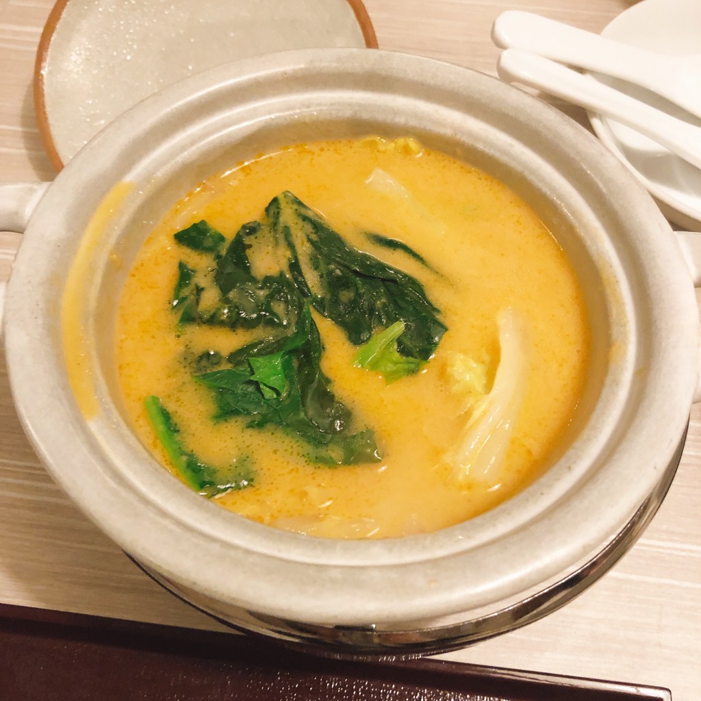 ユーザーが投稿したオマール海老のクリームスープの写真 - 実際訪問したユーザーが直接撮影して投稿した田口中華料理中国料理 浜木綿 枚方田口店の写真
