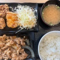 牛皿から揚げ定食 - 実際訪問したユーザーが直接撮影して投稿した笹野町牛丼吉野家 ひたちなか店の写真のメニュー情報