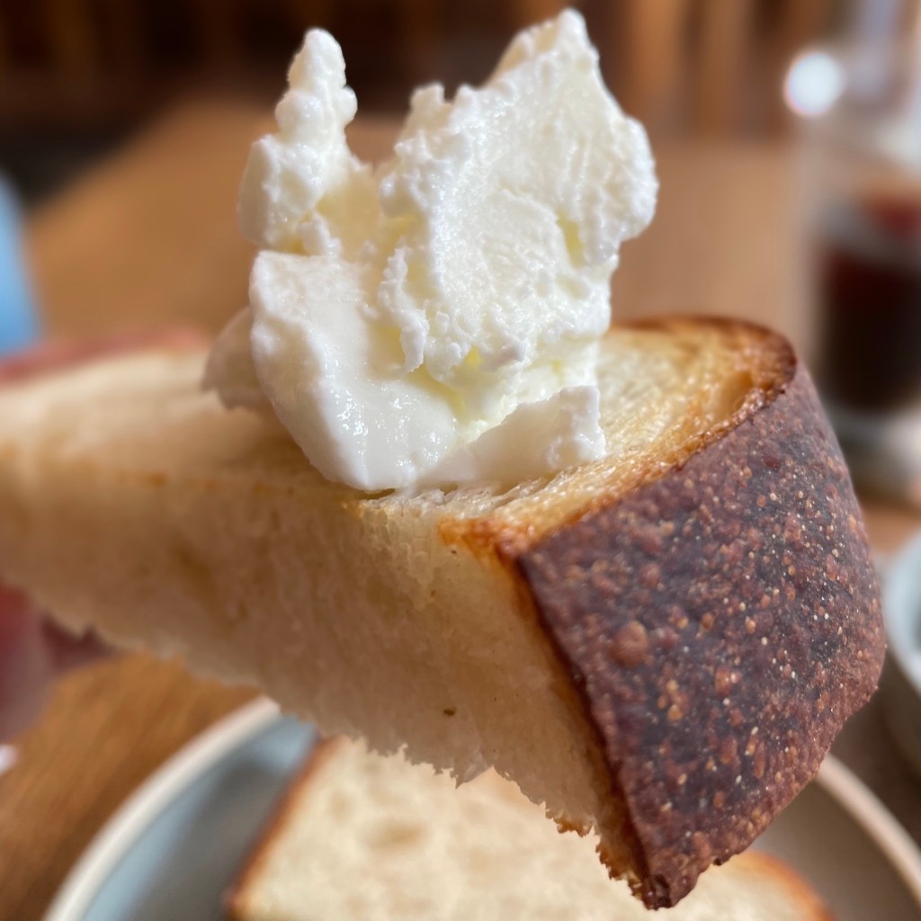 ユーザーが投稿したトーストの写真 - 実際訪問したユーザーが直接撮影して投稿した太子堂カフェCAFE Mame-Hico 三軒茶屋店の写真