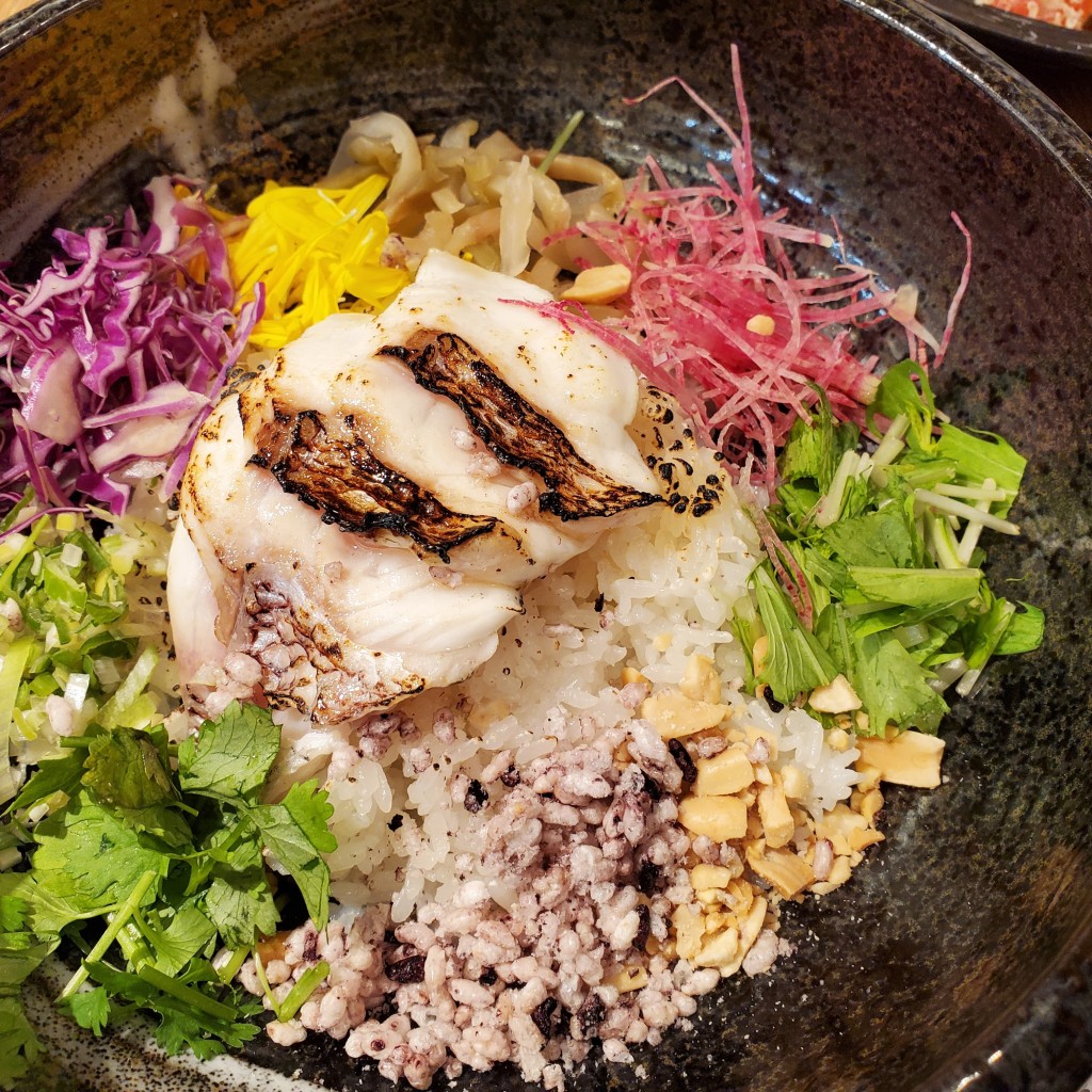ユーザーが投稿した鯛上湯坦々飯の写真 - 実際訪問したユーザーが直接撮影して投稿した梅田中華料理空心の写真
