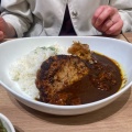 ハンバーグカレー - 実際訪問したユーザーが直接撮影して投稿した地行浜ステーキデンバープレミアム マークイズ福岡ももち店の写真のメニュー情報