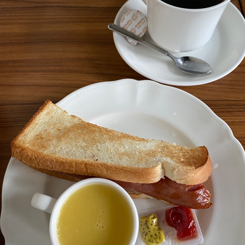 ユーザーが投稿したアメリカンコーヒーの写真 - 実際訪問したユーザーが直接撮影して投稿した稲荷洋食グリーンハウス 弥富店の写真