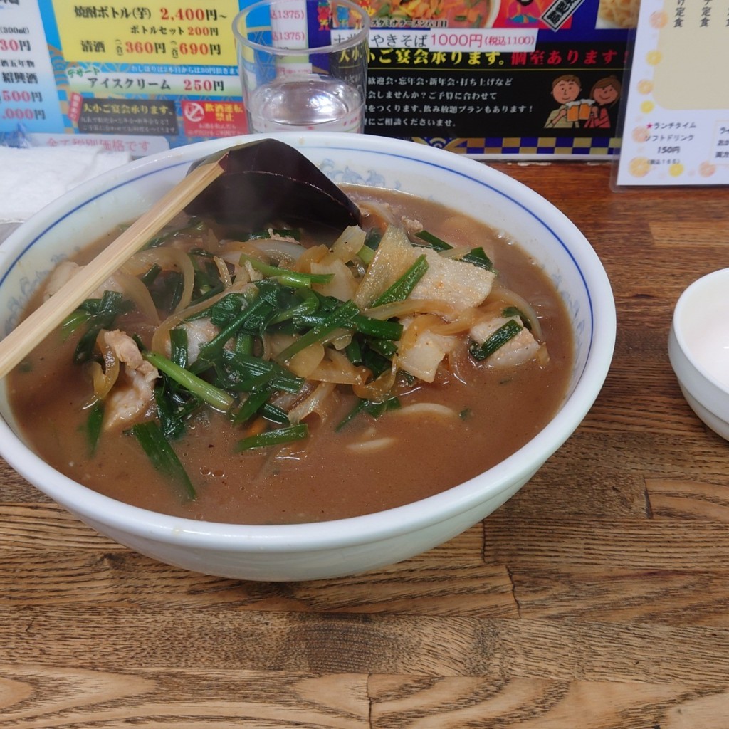 ユーザーが投稿したスタミナラーメンの写真 - 実際訪問したユーザーが直接撮影して投稿した福島町中華料理丸長の写真