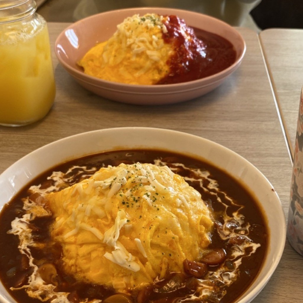 ユーザーが投稿したLunchオムライス デミソースの写真 - 実際訪問したユーザーが直接撮影して投稿した高須町喫茶店さかい珈琲 武庫川店の写真