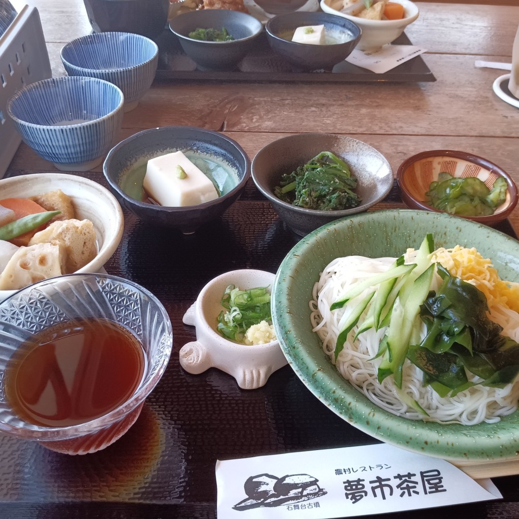 ユーザーが投稿したにぎわい素麺の写真 - 実際訪問したユーザーが直接撮影して投稿した島庄郷土料理夢市茶屋の写真