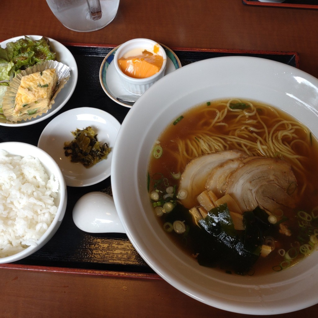 ユーザーが投稿した日替叉焼麺の写真 - 実際訪問したユーザーが直接撮影して投稿した水口町北泉四川料理湖南飯店の写真