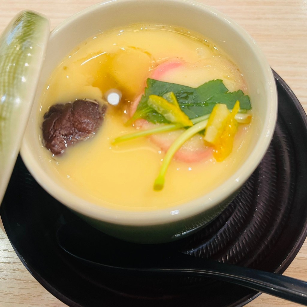 ユーザーが投稿した茶碗蒸しの写真 - 実際訪問したユーザーが直接撮影して投稿した江西町寿司にぎりの徳兵衛 天王店の写真