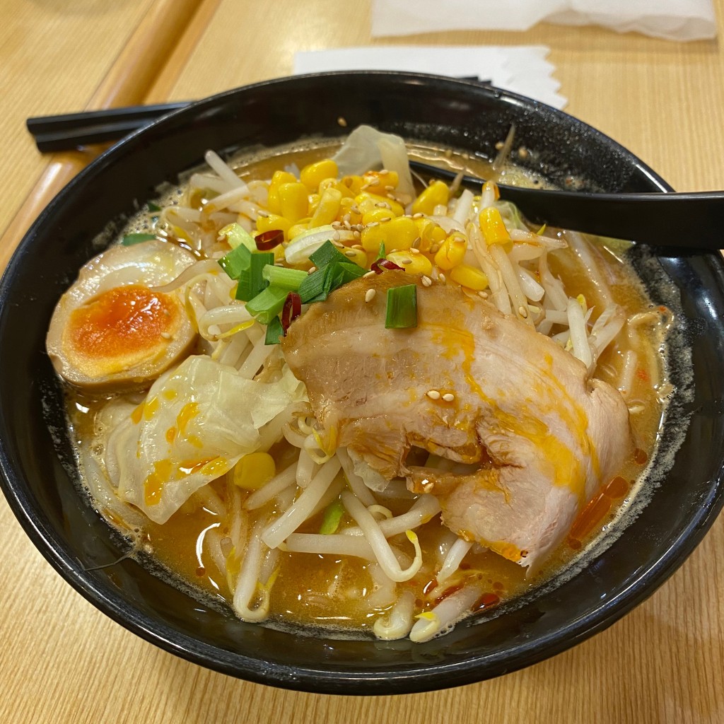 ユーザーが投稿した味噌ラーメンの写真 - 実際訪問したユーザーが直接撮影して投稿したピアラシティラーメン専門店横浜家系ラーメン 春樹 イトーヨーカドー三郷店の写真