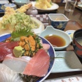 天ぷらと海鮮丼 - 実際訪問したユーザーが直接撮影して投稿した鹿島町魚介 / 海鮮料理味どころ あかまの写真のメニュー情報