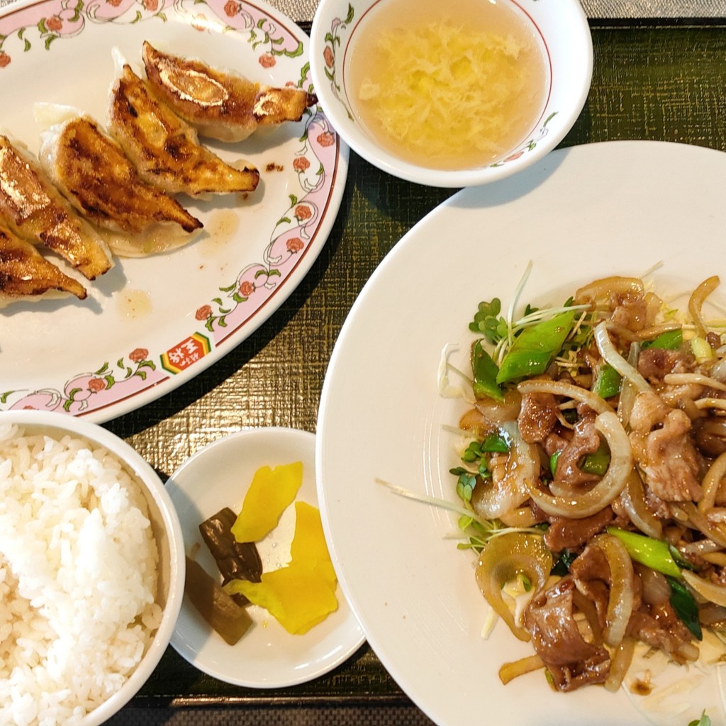 ユーザーが投稿した焼肉Lunchの写真 - 実際訪問したユーザーが直接撮影して投稿した智積町餃子餃子の王将 四日市インター店の写真