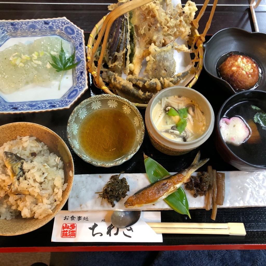 ユーザーが投稿した鮎尽くしの写真 - 実際訪問したユーザーが直接撮影して投稿した大丹波和食 / 日本料理食事処ちわきの写真
