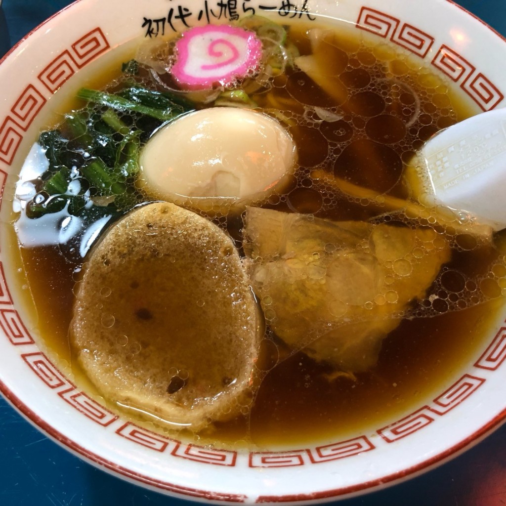 ユーザーが投稿した初代小鳩ラーメンの写真 - 実際訪問したユーザーが直接撮影して投稿した厚別中央二条ラーメン専門店醤油屋本店 サンピアザ店の写真