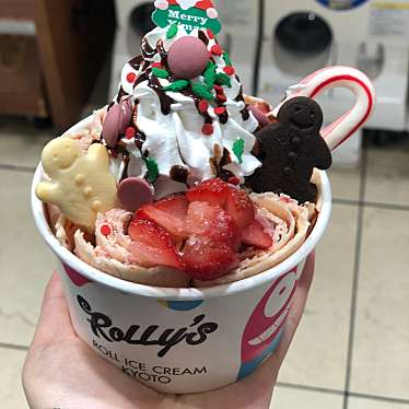 実際訪問したユーザーが直接撮影して投稿した中之町(新京極通)スイーツROLL ICE CREAM FACTORY 京都・新京極店の写真