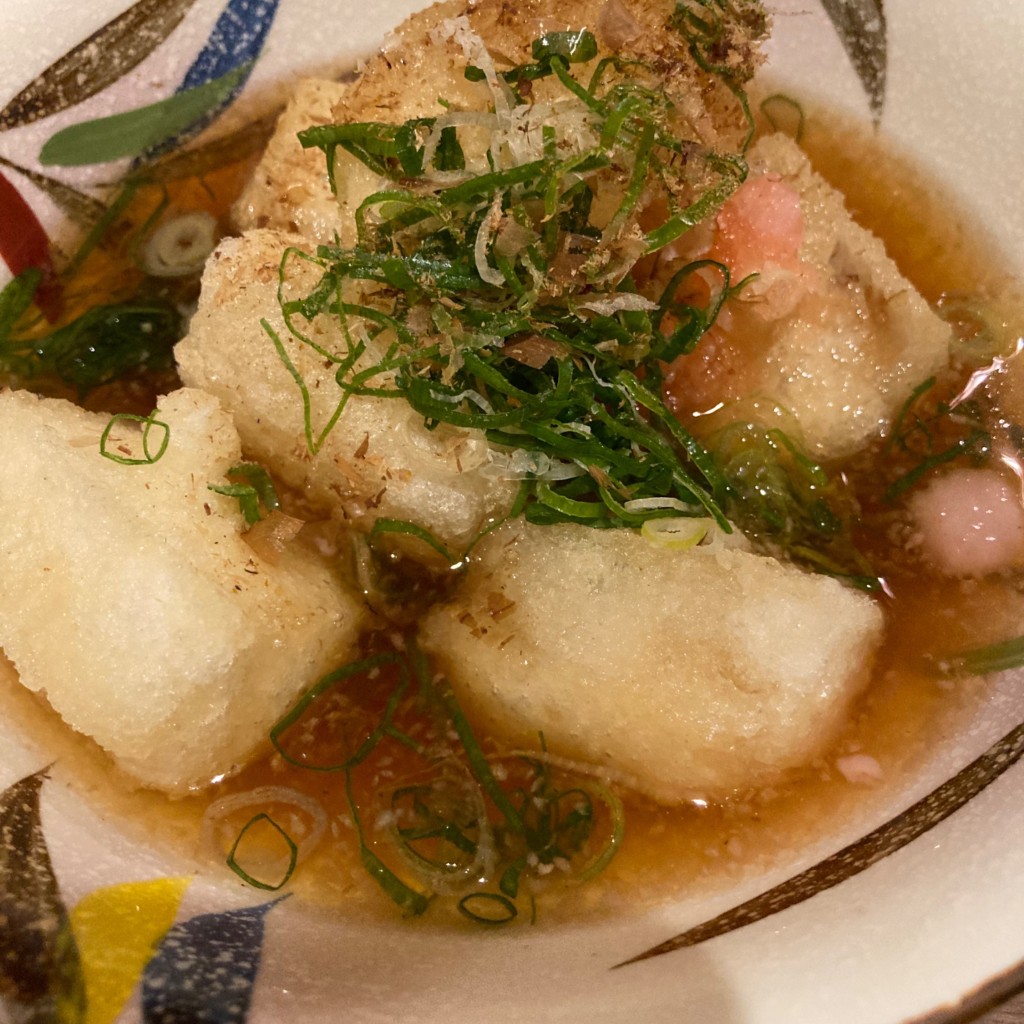 ユーザーが投稿した揚げ出し豆腐の写真 - 実際訪問したユーザーが直接撮影して投稿した出口町和食 / 日本料理和彩創菜 はなの写真