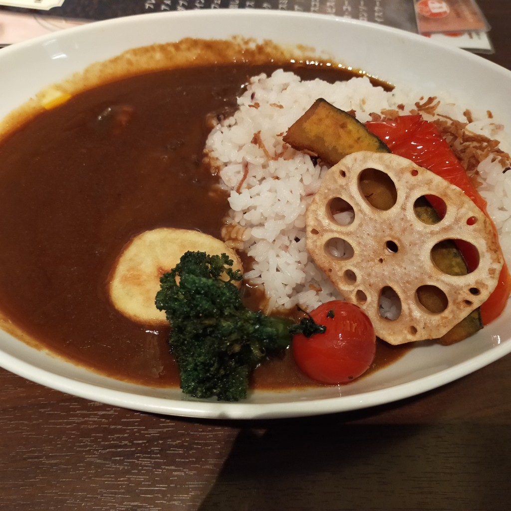 ユーザーが投稿した野菜カレーの写真 - 実際訪問したユーザーが直接撮影して投稿した作草部町喫茶店さかい珈琲作草部店の写真