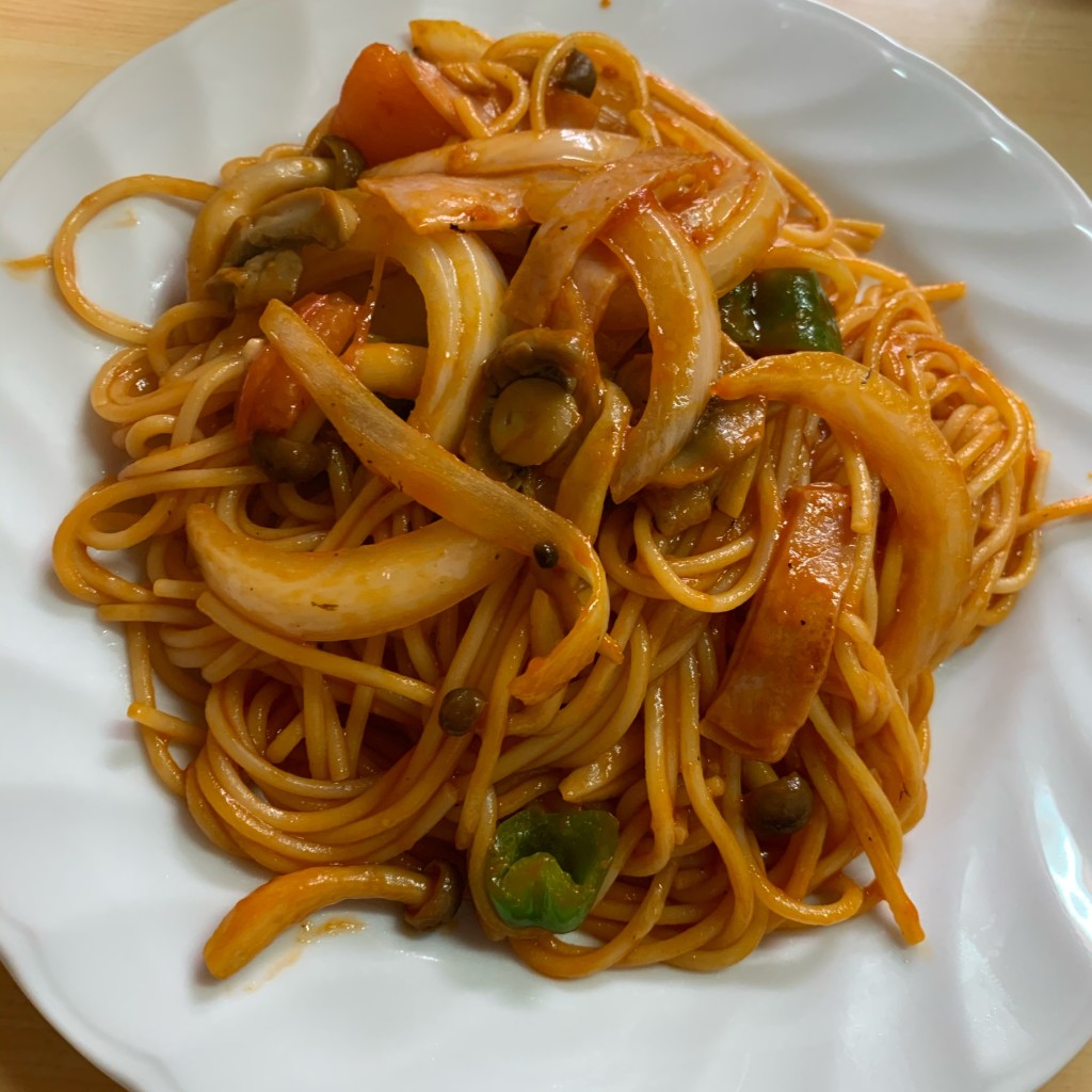 ユーザーが投稿したイタリアンスパゲティの写真 - 実際訪問したユーザーが直接撮影して投稿した岩滝定食屋あすか・お食事処の写真