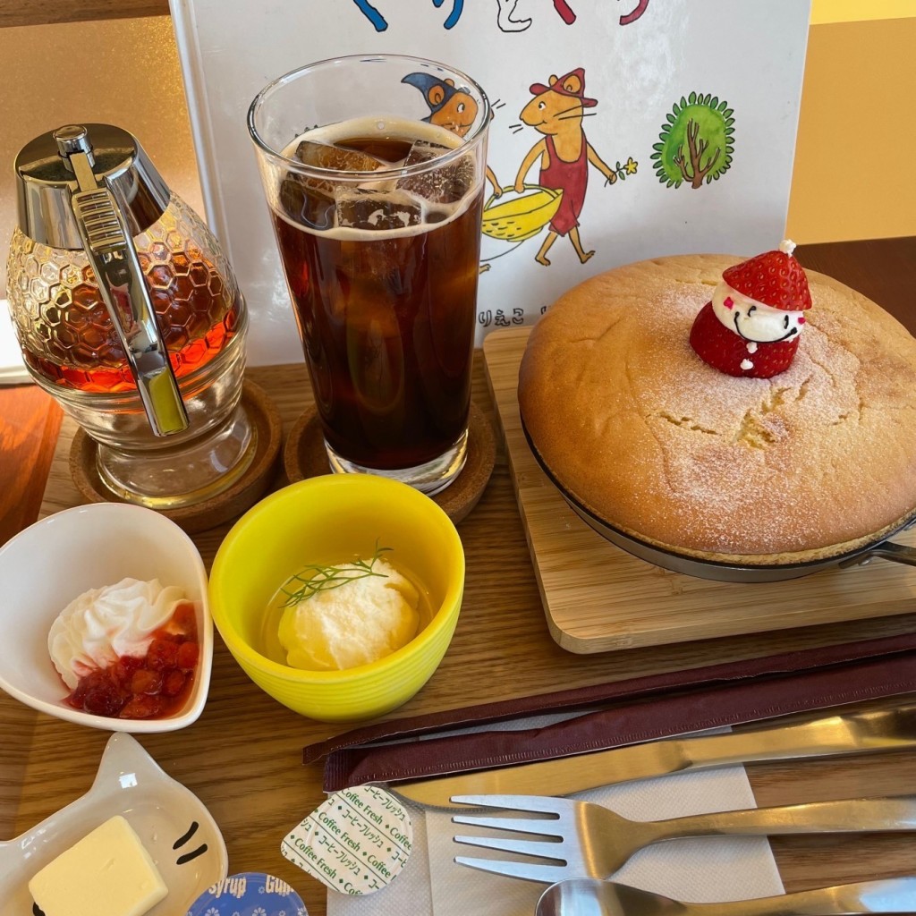 ユーザーが投稿したパンケーキの写真 - 実際訪問したユーザーが直接撮影して投稿した曲川町スイーツ米粉のシフォン KURUNの写真