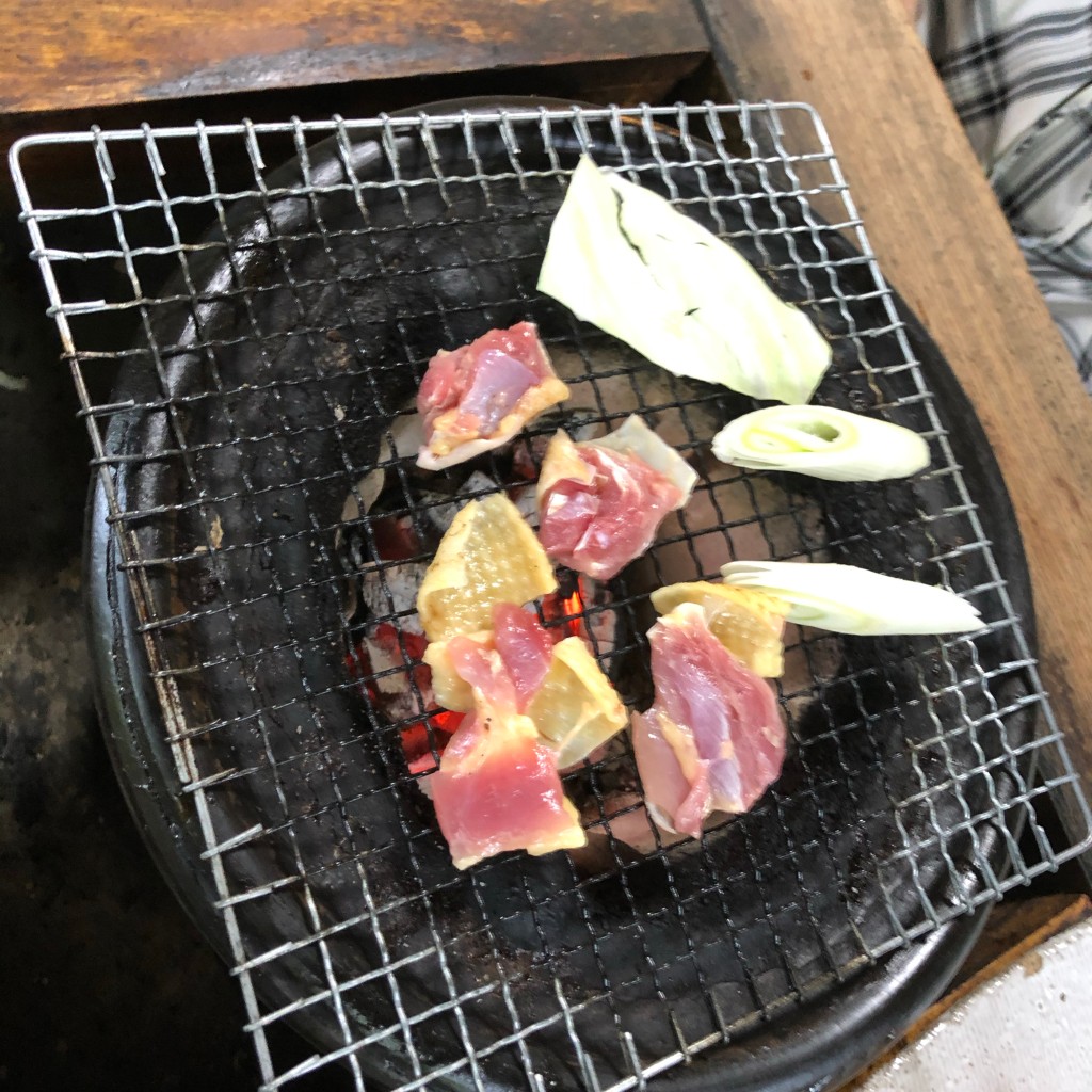 ユーザーが投稿したモモ焼きセットの写真 - 実際訪問したユーザーが直接撮影して投稿した霧島田口焼鳥古里庵 霧島店の写真