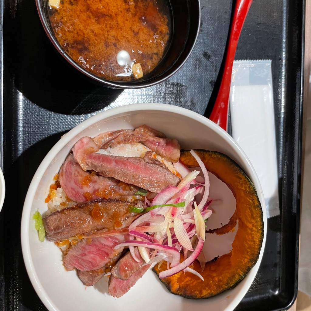 ユーザーが投稿したステーキ丼の写真 - 実際訪問したユーザーが直接撮影して投稿した長島町浦安和食 / 日本料理うまいもん.JPの写真