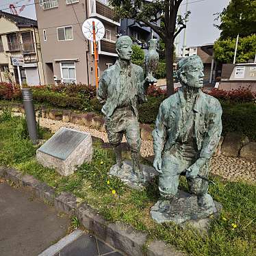 実際訪問したユーザーが直接撮影して投稿した白鳥銅像鷹狩りと葛西の写真