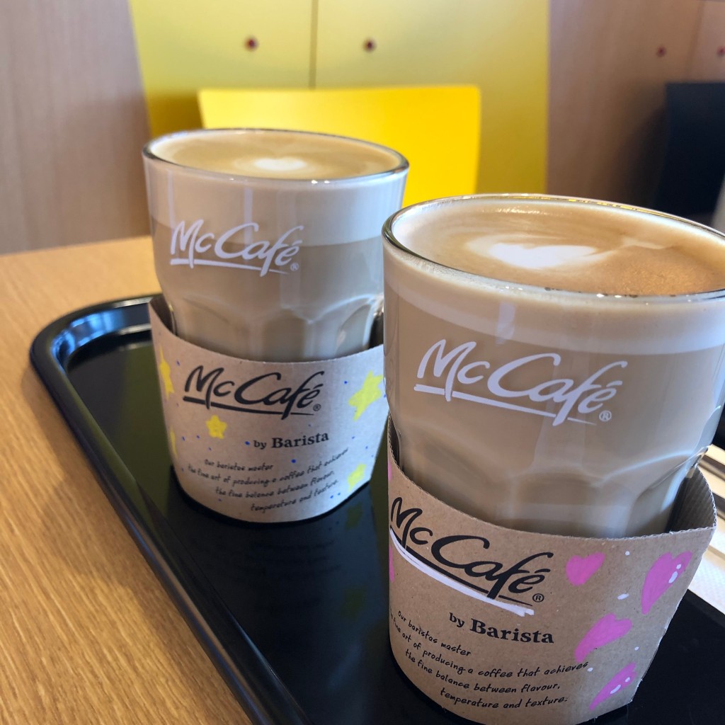 ユーザーが投稿したMCカフェラテの写真 - 実際訪問したユーザーが直接撮影して投稿した北二十三条西カフェマックカフェ バイ バリスタ 南新川店の写真