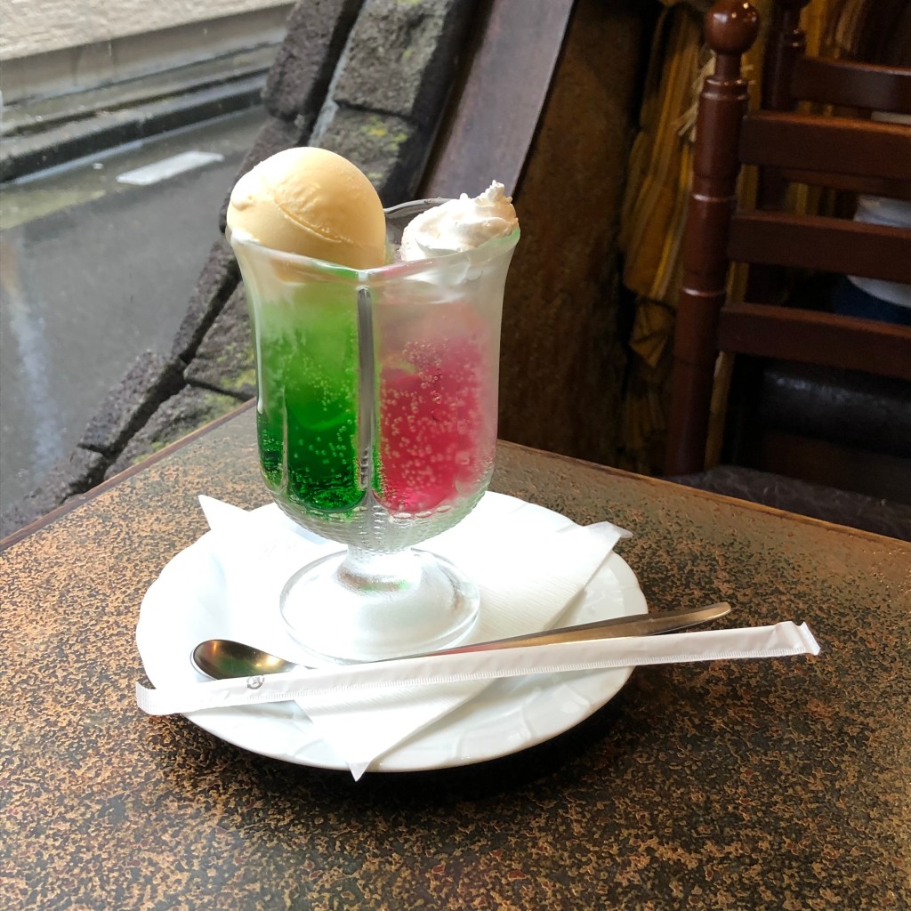 ユーザーが投稿したミートドリアと有名なツインソーダの写真 - 実際訪問したユーザーが直接撮影して投稿した藤沢喫茶店ジュリアンの写真