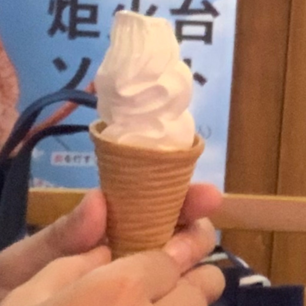 ユーザーが投稿したミルク ソフトクリームの写真 - 実際訪問したユーザーが直接撮影して投稿した新井宿うどん武蔵野うどんあらいの写真