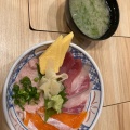 四色丼 - 実際訪問したユーザーが直接撮影して投稿した梅田居酒屋浜焼ドラゴン 大阪駅前第3ビル店の写真のメニュー情報