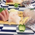 魚市場刺身定食 - 実際訪問したユーザーが直接撮影して投稿した相浦町定食屋魚市場もったいない食堂の写真のメニュー情報