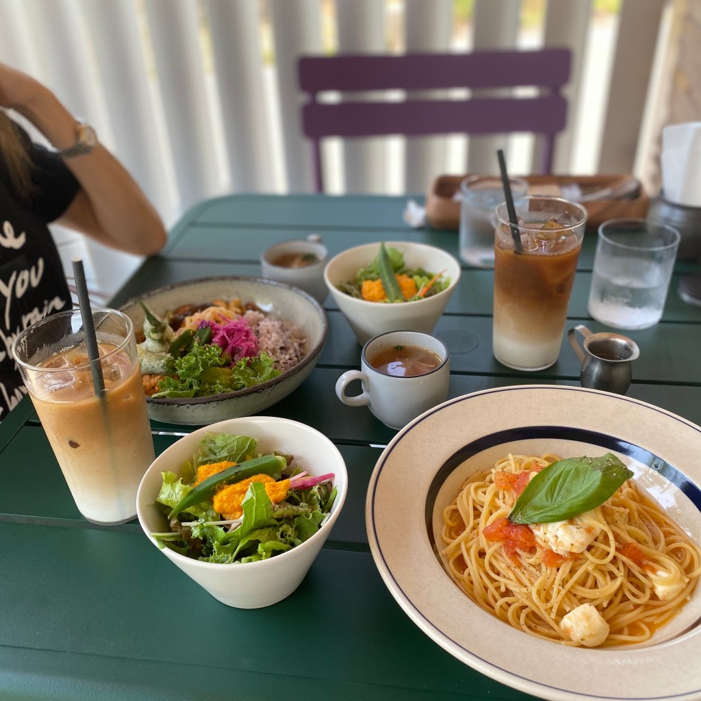 ユーザーが投稿した6トマトモッツァレラパスタ サの写真 - 実際訪問したユーザーが直接撮影して投稿した鹿の子台南町カフェRoastery Cafe NORTHERN EIGHT COFFEEの写真