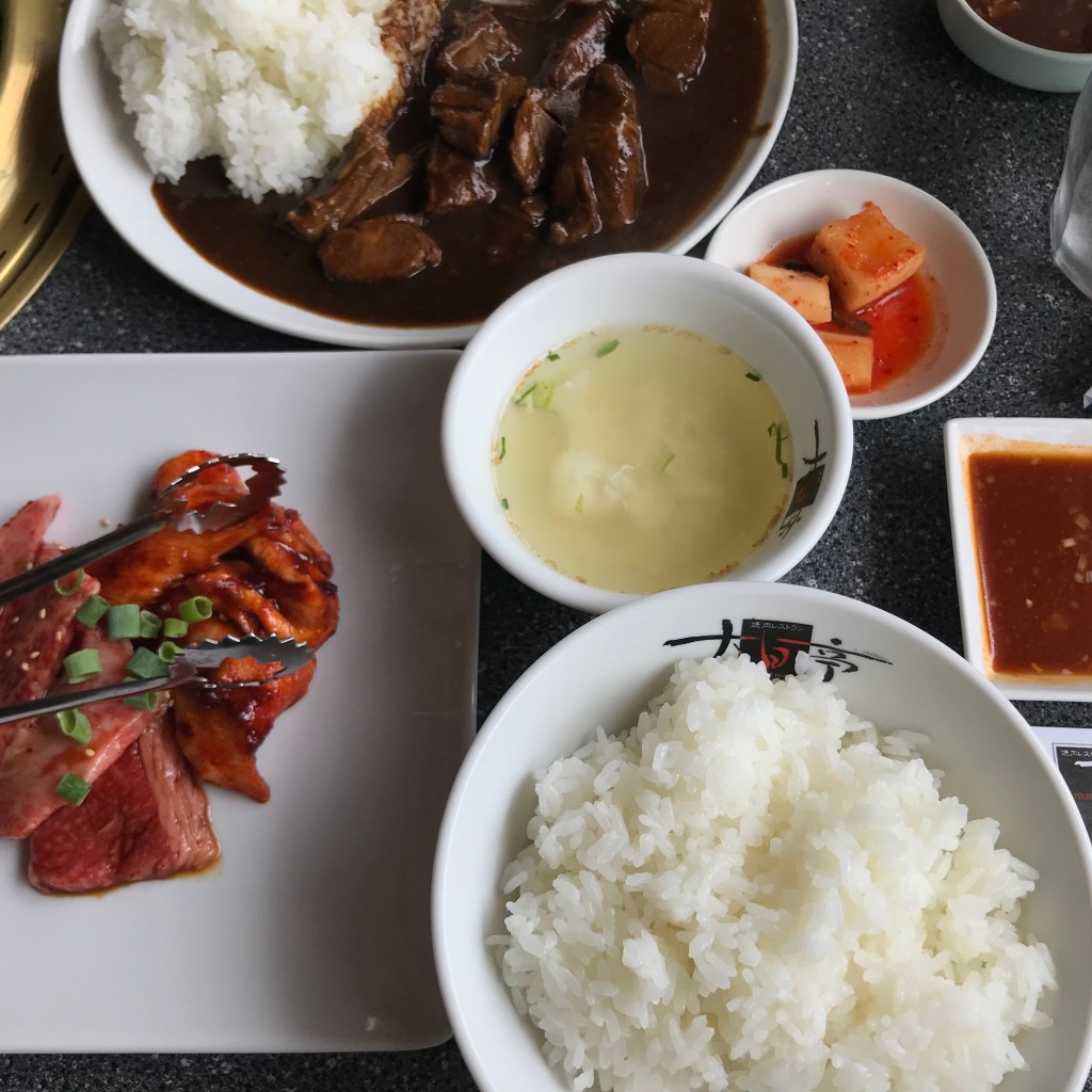 ユーザーが投稿した大日亭焼肉ランチの写真 - 実際訪問したユーザーが直接撮影して投稿した富田焼肉焼肉レストラン 大日亭 青江店の写真