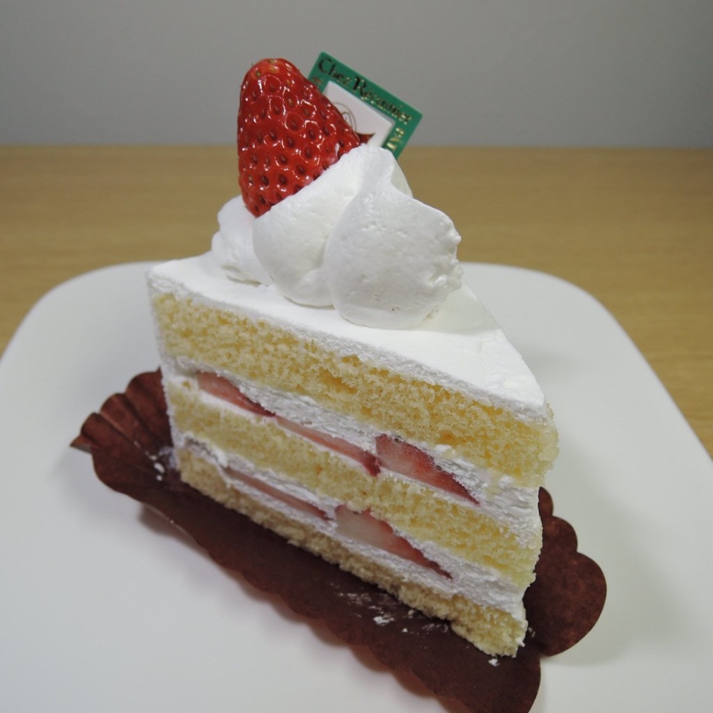 ユーザーが投稿した苺のショートケーキの写真 - 実際訪問したユーザーが直接撮影して投稿した入船ケーキシェ・レカミエ イオン新浦安店の写真