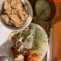 鶏飯定食4ヶ - 実際訪問したユーザーが直接撮影して投稿した南大沢からあげ福唐屋台 南大沢東京ミートレア店の写真のメニュー情報