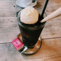 コーヒーフロート - 実際訪問したユーザーが直接撮影して投稿した多米中町カフェLUCK CAFEの写真のメニュー情報