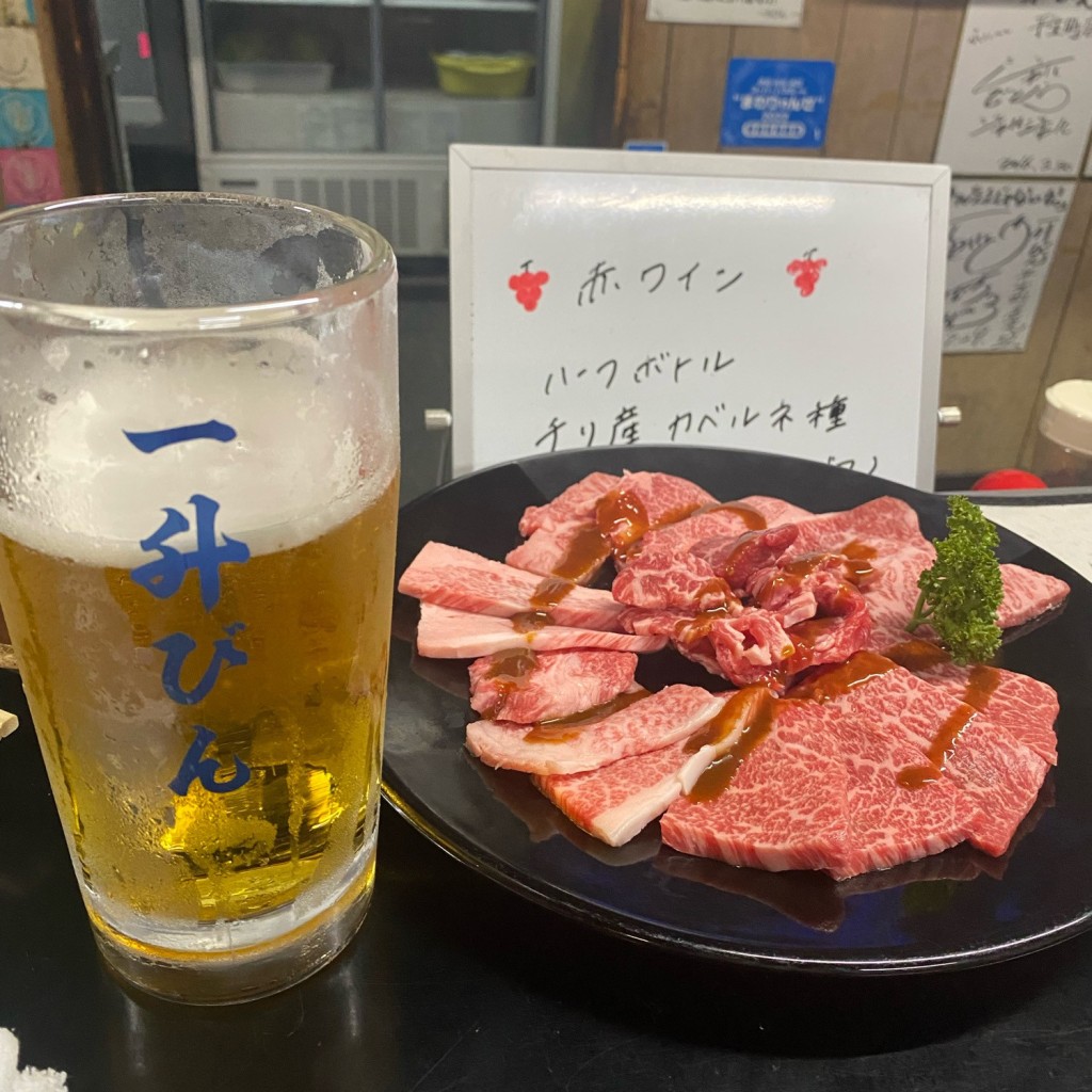 ユーザーが投稿した松阪肉セットの写真 - 実際訪問したユーザーが直接撮影して投稿した京町焼肉一升びん 平生町店の写真