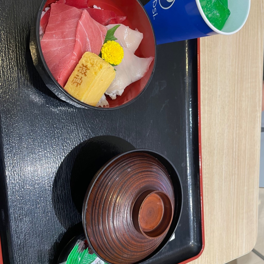 ユーザーが投稿したミニ海神まぐろ丼の写真 - 実際訪問したユーザーが直接撮影して投稿した中町居酒屋個室居酒屋 燦然の写真