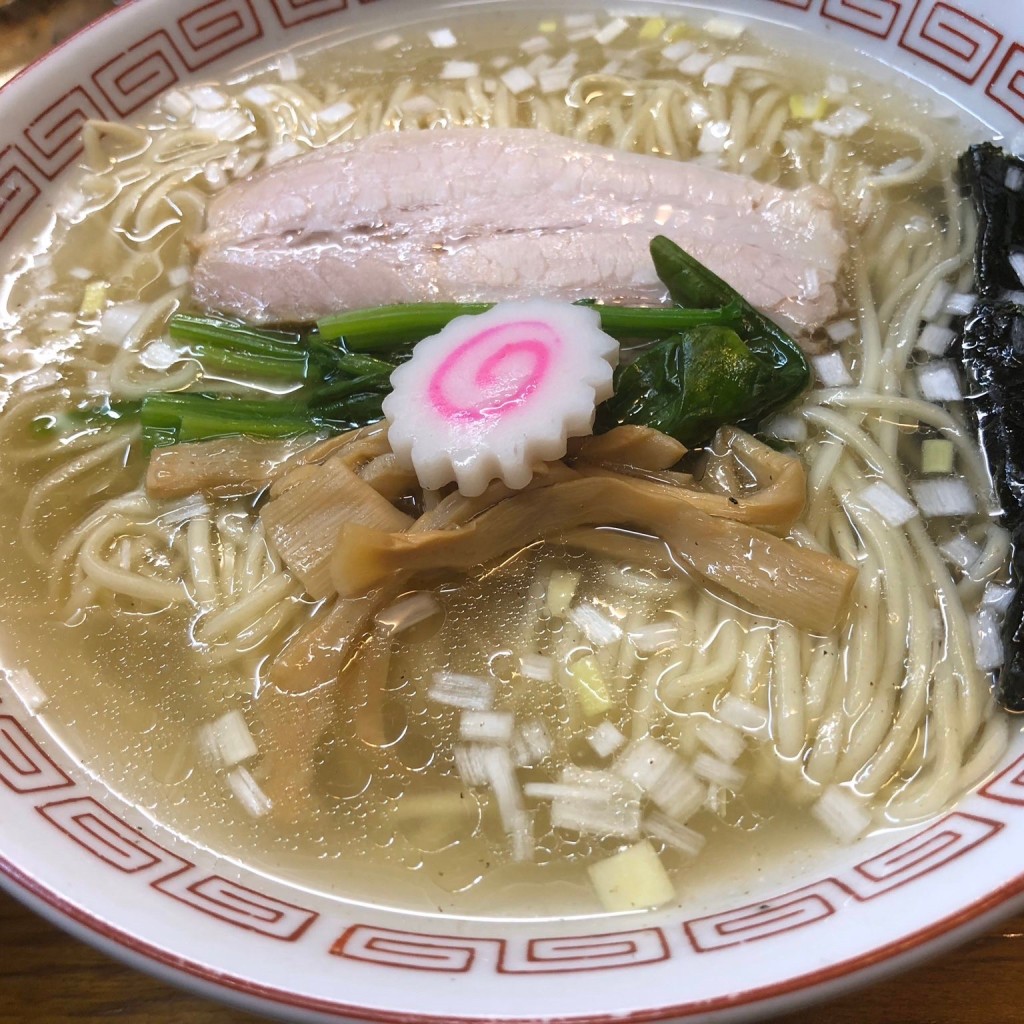 ユーザーが投稿したはまぐりラーメンの写真 - 実際訪問したユーザーが直接撮影して投稿した戸塚町ラーメン専門店麺酒処 ふくろうの写真