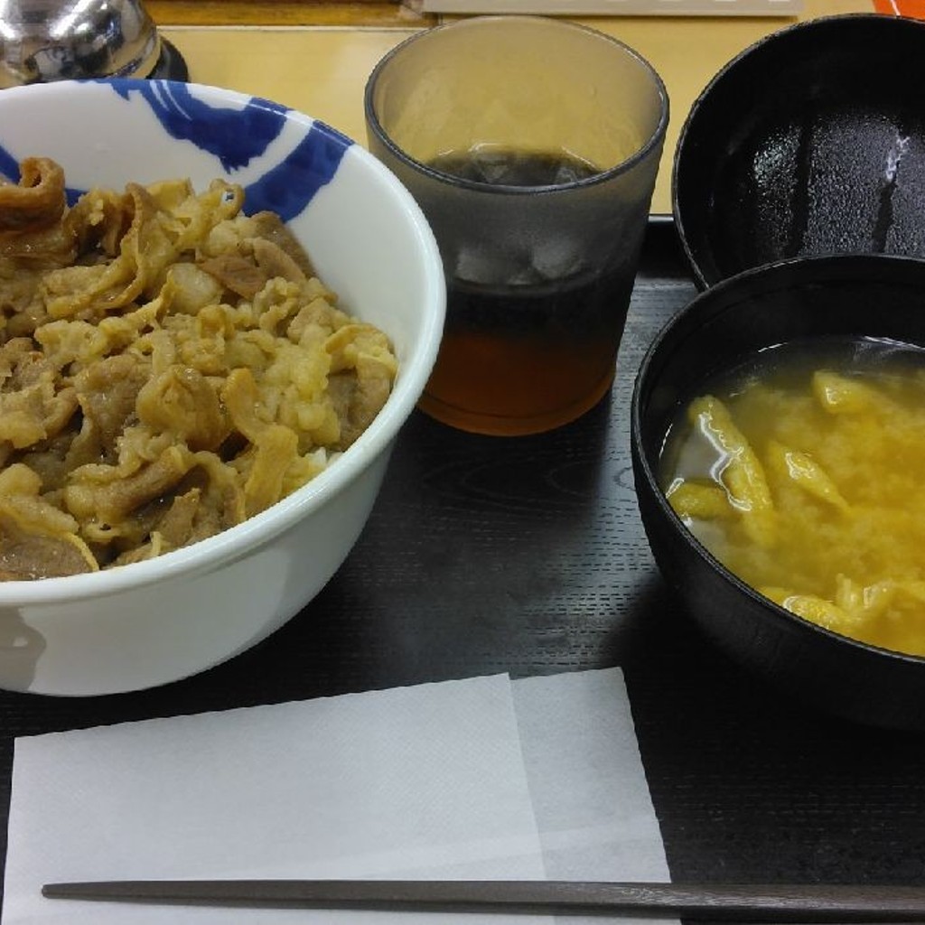 ユーザーが投稿した牛丼の写真 - 実際訪問したユーザーが直接撮影して投稿した東大通牛丼松屋 新潟駅前店の写真