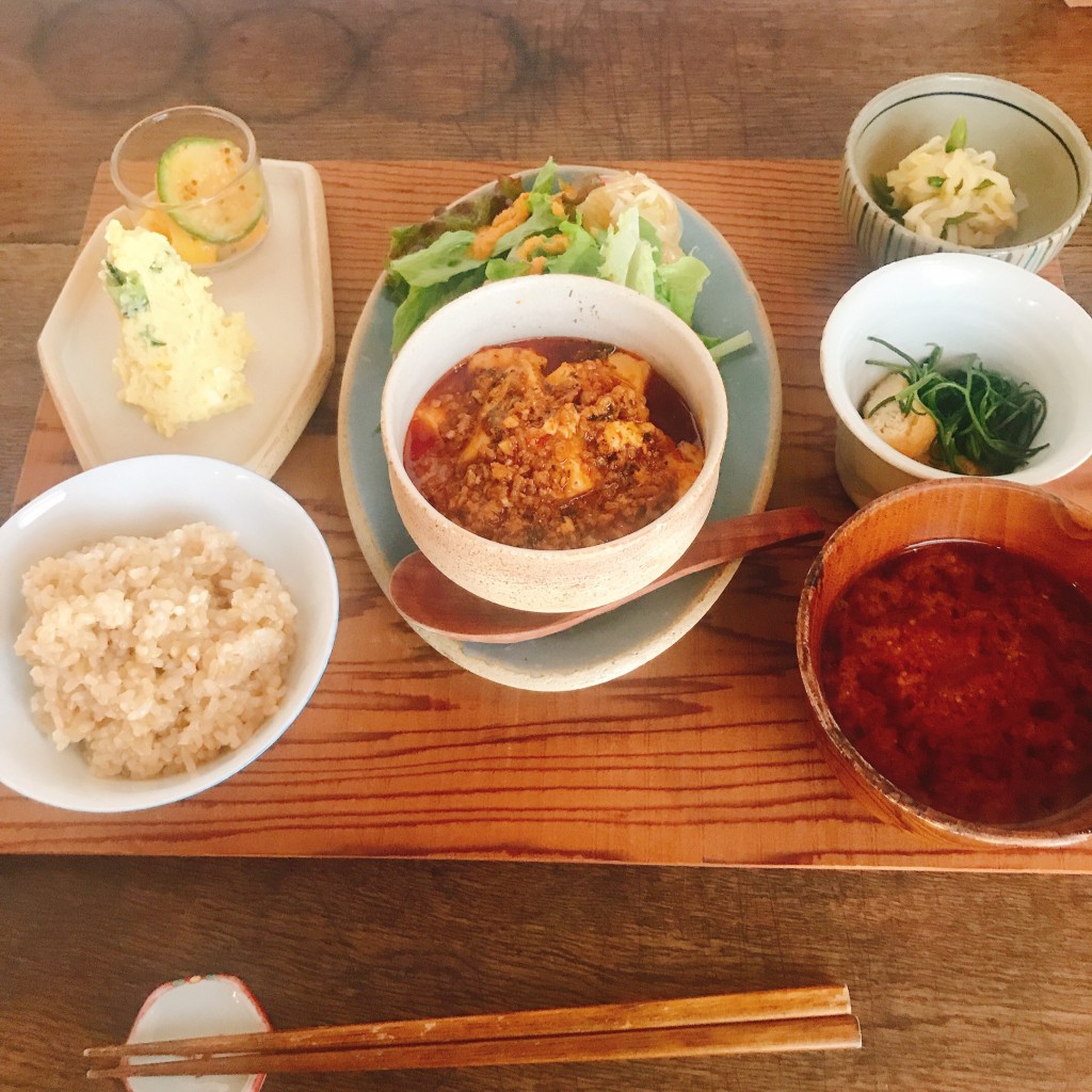 ユーザーが投稿した麻婆豆腐lunchの写真 - 実際訪問したユーザーが直接撮影して投稿した西真美カフェumi食堂の写真